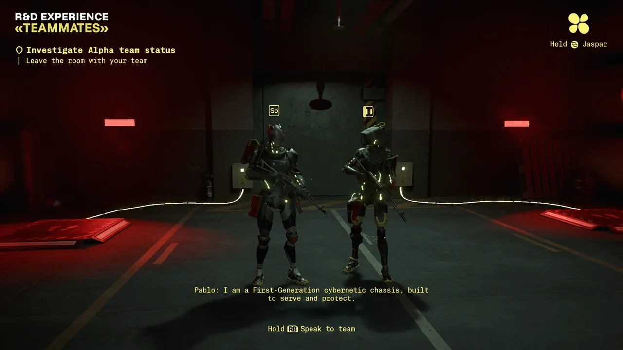 Pablo and Sofia await the pressure plate test